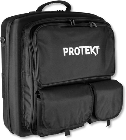 Protekt DJM-A9 EVA-tas van BA9P DJ-draagtas voor Pioneer Player - met 4 voorvakken voor laptop, hoofdtelefoon, kabels en essentiële accessoires, Zwart, 525 x 510 x 165 mm, DJ Mixer Tas