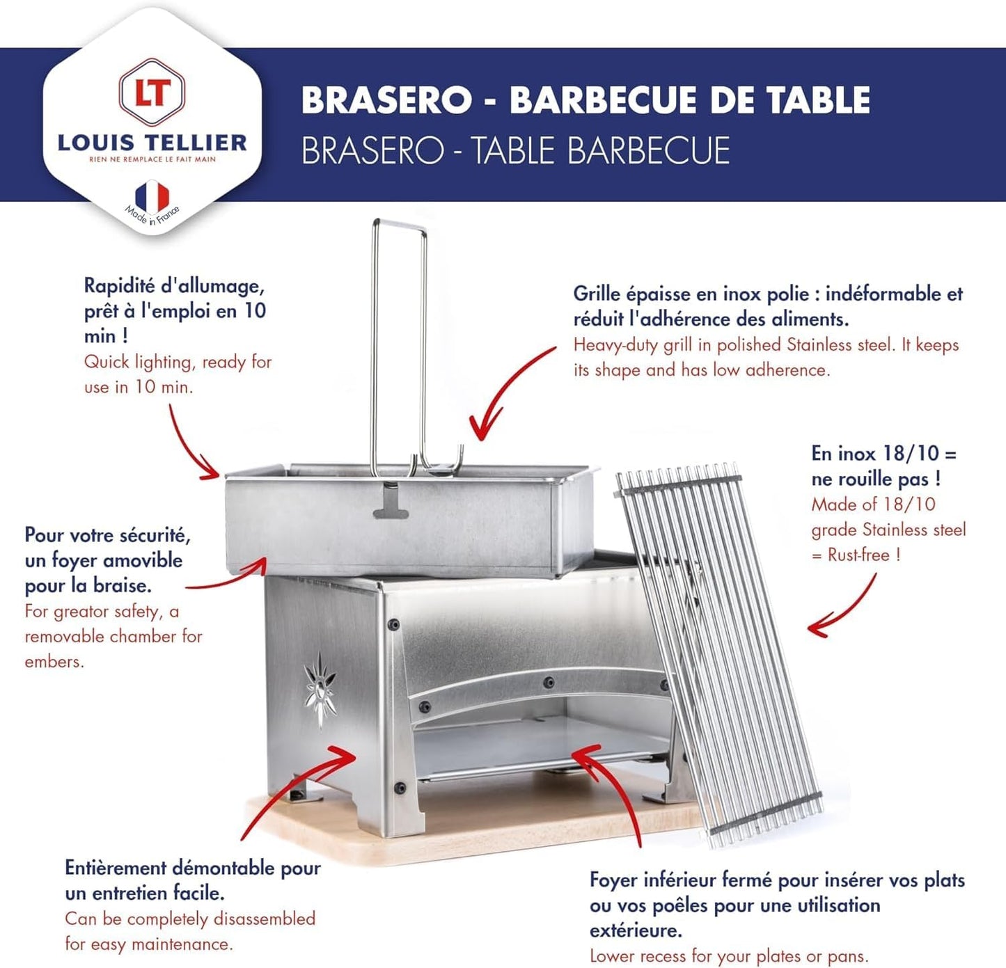 Louis Tellier Brasi-F Grills & Plancha's, neutraal