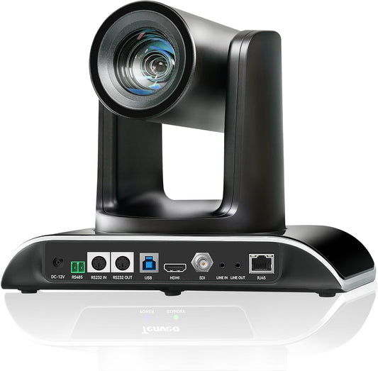 Tenveo PTZ AI Autotracking 30X Optische Zoom Camera 3G-SDI/HDMI/USB3. 0/RJ45 PoE Conference Camera 1080P 60FPS IP Live Streaming Camera