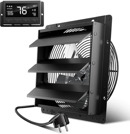 Industriële Afvoerventilator – Wandafzuigventilator – Afzuigventilator – Wandventilator – Ventilator – 300 Mm – 1650 M³/U – 10 Snelheidsstanden