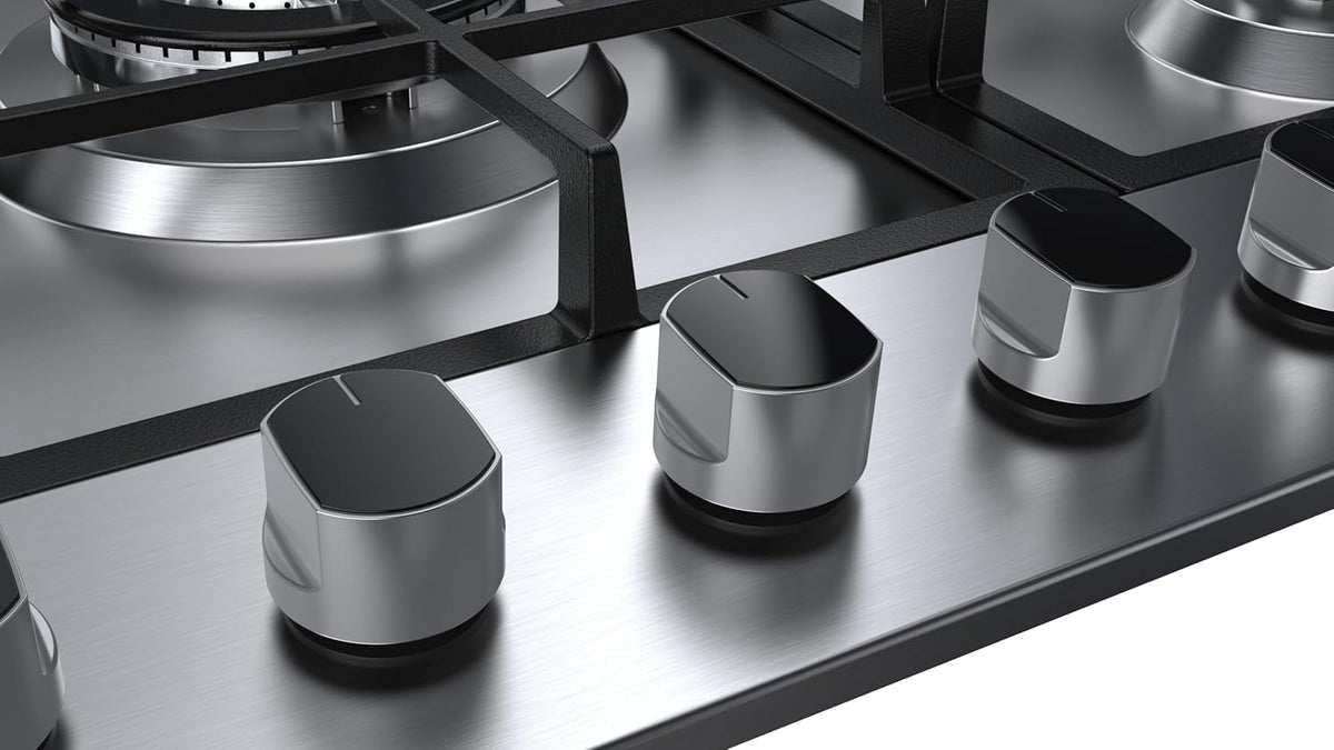 Inbouw Gaskookplaat – Gaskookplaat 5 Branders – Gasfornuis – Keukenfornuis – Inbouwfornuis – 85 cm Breed – Thermoelement Veiligheid – Roestvrij Staal