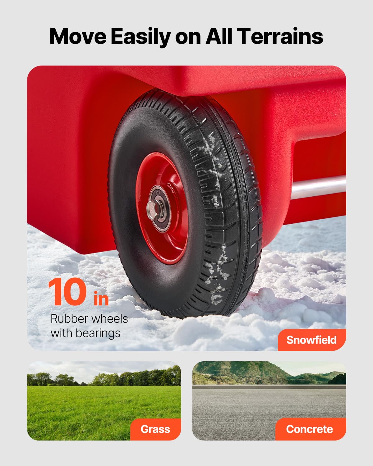 Brandstoftrolley – Draagbare Brandstoftank – Jerrycan – Benzinetank – Dieseltank – Rood – 121 Liter – Elektrische Brandstoftransferpomp 9,46 L/Min Met Auto-Stop Sensormondstuk
