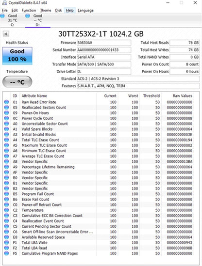 Timetec 1TB SSD 3D NAND SATA III 6Gb/s 2,5 inch 7 mm (0,28") 800TBW Leessnelheid Tot 530 MB/s SLC Cache Prestatieverbetering Interne Solid State-schijf voor pc Computer Desktop en laptop