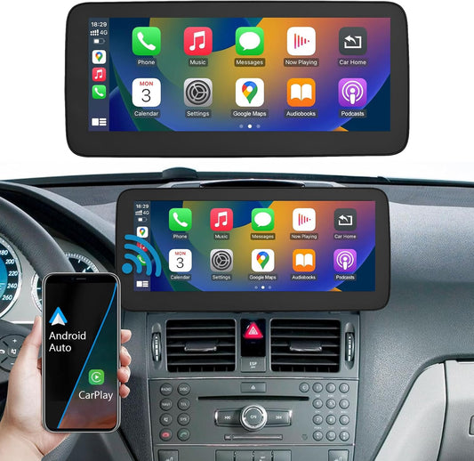 12,3 inch touchscreen autoradio – inbouw radio – multimedia systeem – auto stereo – navigatie systeem – Draadloze CarPlay & Android Auto – Ondersteuning voor achteruitrijcamera en MirrorLink