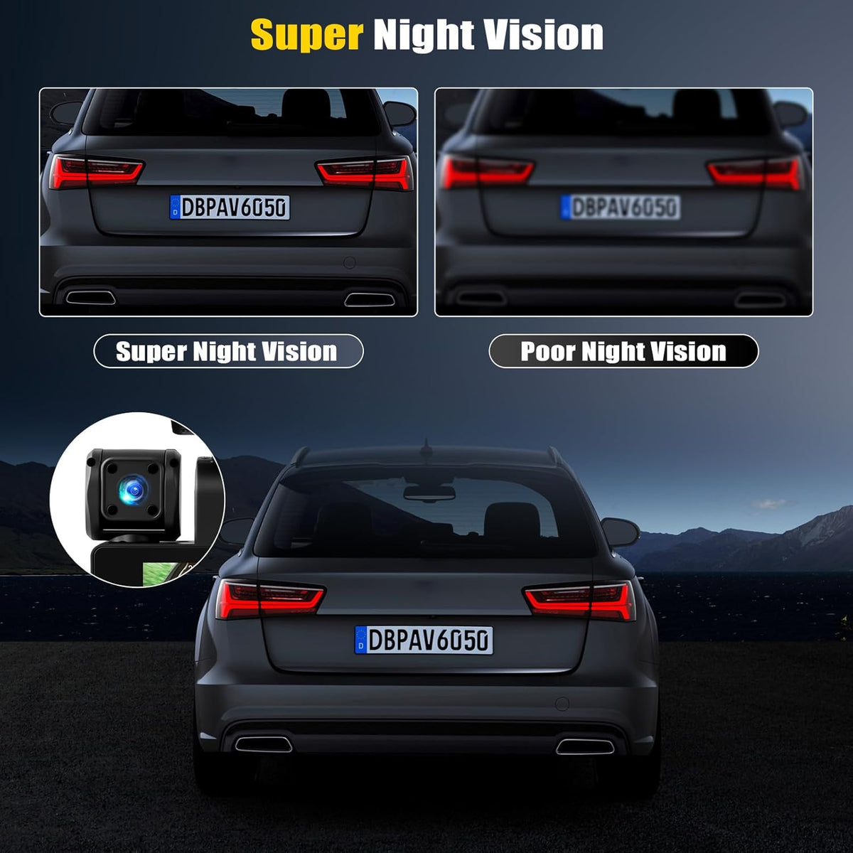 Dashcam Auto – Autocamera – Dashboardcamera – Rijcamera – Camera Voor Auto – 4-Kanaals 2K Voor En Achter – 3 Inch Touchscreen Met Wifi App