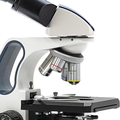 Swift SW400INF-B-CL 40X-2500X Magnificatie, Infinity Optical System Research-Grade Binocular Microscoop Compound Lab met Wide-Field10X/25X Eyepieces, Mechanical Stage, UltraPreciseFocusing