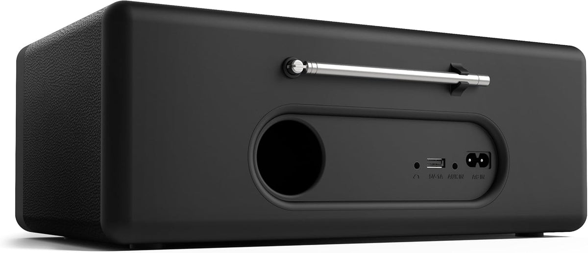 Sky Vision DAB 70 - Stereo DAB+ Internetradio (FM, Wifi, Met AUX-Aansluiting Plus Kabel, Digitale Radio-Wekker, Met Afstandsbediening), Zwart