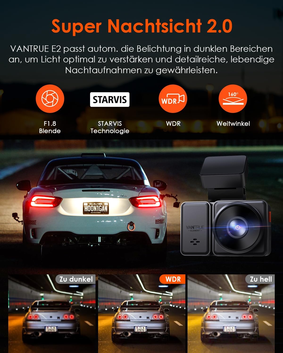 Dashcam – Autocamera – Auto Camera – Dashcam Voor En Achter – Dubbele Lens – 1944P Voor En Achter – 5GHz Wifi En WDR Nachtzicht