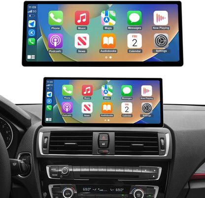 CarPlay Radio – Autoradio – Multimediasysteem – Touchscreen – Inbouwscherm – 12,3 Inch Scherm – Draadloze CarPlay & Android Auto – Smalle Rand