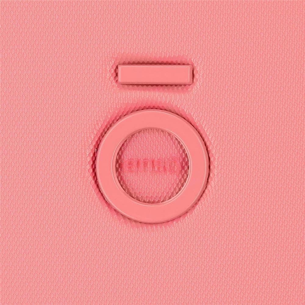 Enso Ciao Bella ABS kinderbagage, TSA-sluiting, dubbele wielen, verschillende kleuren en maten, Roze, Eén maat, Koffer Set