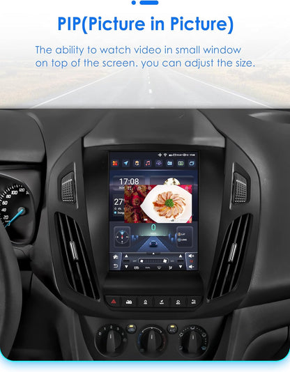 Android 14 Autoradio – Navigatiesysteem – Multimedia Speler – Touchscreen Headunit – Apple CarPlay Android Auto – 9,7 Inch QLED Display – 8-Core Processor 4G WiFi Bluetooth