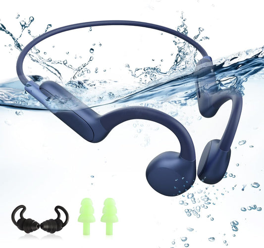 Bone Conduction Koptelefoon – Bluetooth Headphones – Draadloze Oordopjes – Open-Oor Hoofdtelefoon – Sport Koptelefoon – Veilig Tijdens Sporten – Lichtgewicht & Duurzaam