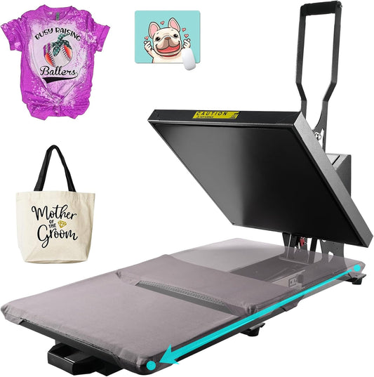 Warmtepers voor T-shirts met afneembare handgreep voor sublimatie-warmteoverdracht, canvas tassen, rugzakken en andere projecten