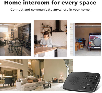 Hosmart Nieuwe Verbeterde Volledige Duplex Draadloze Intercom, 2025 Real-Time Twee-weg Intercom voor Thuis en Bedrijf met Ultra Lange Bereik van 500m