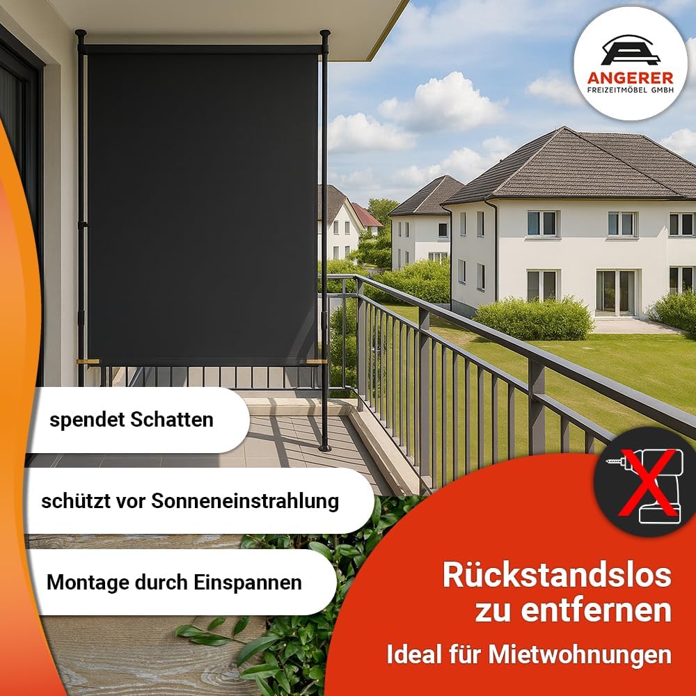 Angerer Balkonscherm Exclusief 120 cm Nr. 2200