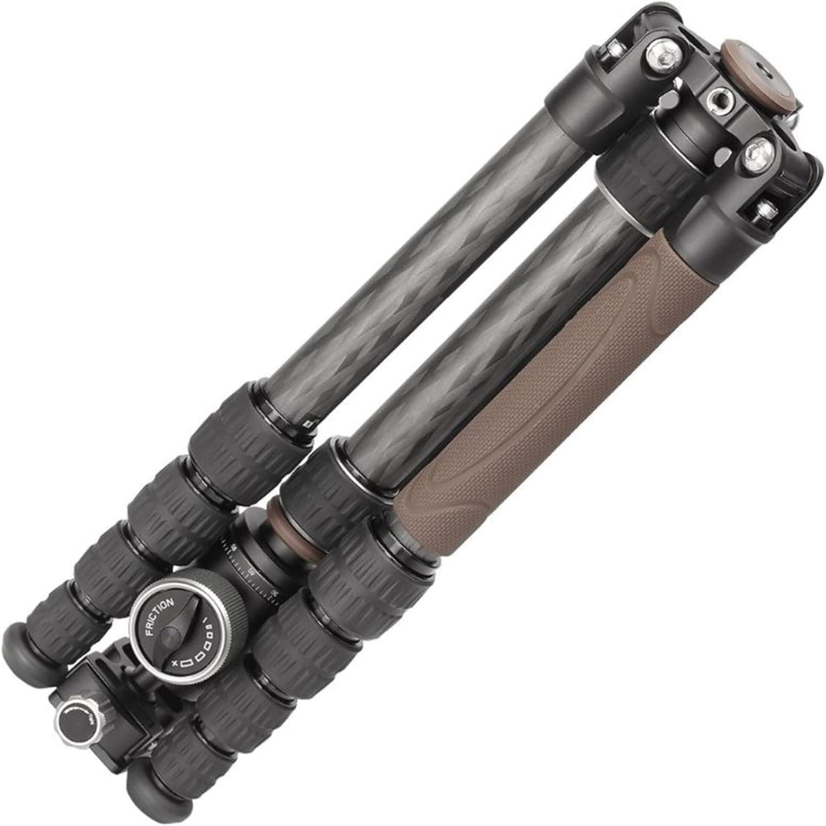 Carbon Statief Met Kogelkop – Fotostatief – Camerastatief – Driepoot – Balhoofdstatief – 10-Laags Carbon – Ingeklapt 33 Cm – Tot 6 Kg Draagvermogen
