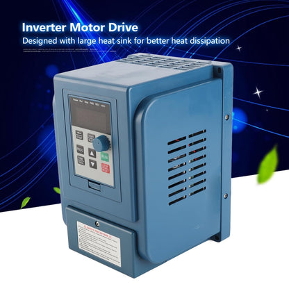 Garosa Frequentieomvormer 4KW, AC 380V 3-Fase VFD Snelheidsregelaar, Digitaal Display, Waterdicht, 12A, voor CNC-Frezen