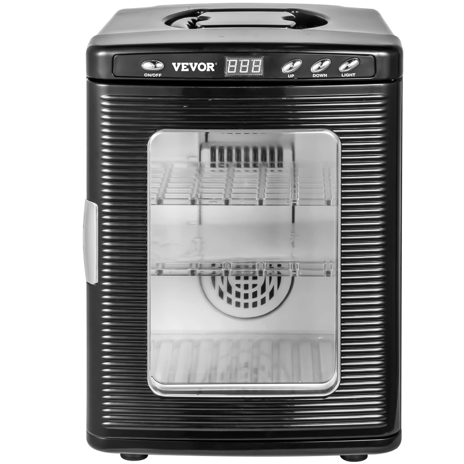 Happybuy Scientific Lab Incubator, 25 Litres, Cooling and Heating, 5-60°C, 12V/110V, Works for Small Reptiles, Black - QUORE