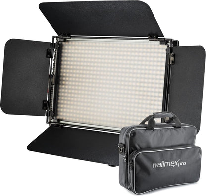 Dimbare LED-Paneellamp – Videolamp – Fotolamp – Studiolamp – Streamverlichting – Bi-Color Met Batterijsleuven – 36 W, 4200 Lumen – 3200-5600 K, CRI ≥97