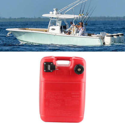 Brandstoftank voor Boot 24 Liter – Buitenboordtank – Benzinetank – Brandstofreservoir – Marine Brandstoftank – Ingebouwd Brandstoffilter – Lekvrije Goed Sluitende Dop