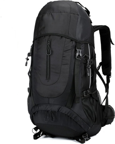 Wandelrugzak - Kampeertas - Trekking rugzak - Camping Essentials Tas - 70L - Lichtgewicht - Waterdichte - Nylon - Zwart