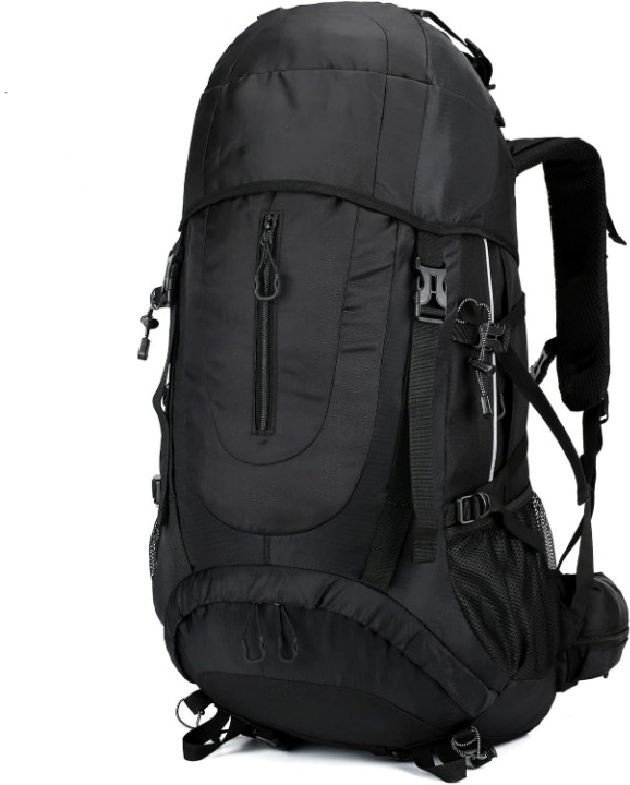 Wandelrugzak - Kampeertas - Trekking rugzak - Camping Essentials Tas - 70L - Lichtgewicht - Waterdichte - Nylon - Zwart
