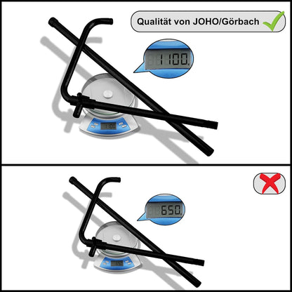 Douchesysteem – Regendouche – Doucheset – Douchekolom – Handdouche – Mat Zwart – Roestvrij Staal – Verstelbare Hoogte 74-114 cm – Grote 30x30 cm Ultra-Dunne Douchekop
