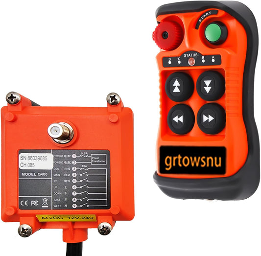 220 V AC 4-button draadloze industriële Hoist Crane Reemote Control voor lift Winch