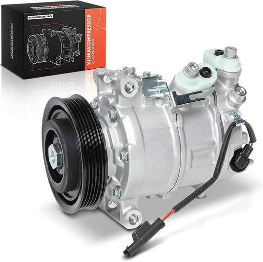 Frankberg 1x Airconditioning compressor Compatibel met A-Klasse W176 1.6L-2.1L 2012-2018 B-Klasse W246 W242 1.6L-2.1L 2011-Vandaag GLA-Klasse X156 1.6L-2.1L 2013-Vandaag Vervangen# 0038304460