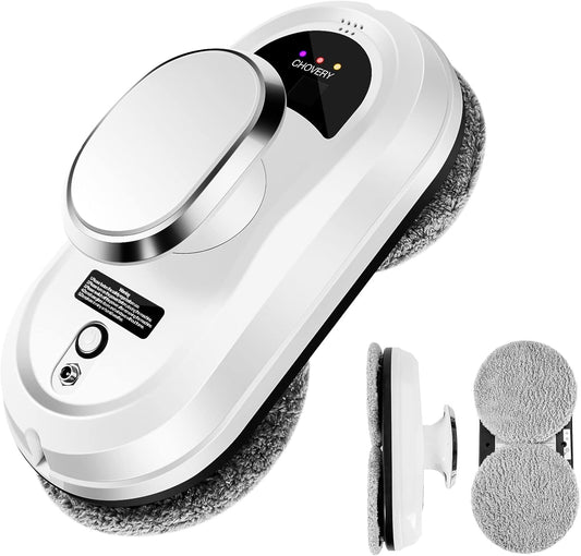 CHOVERY CL.1 Window Cleaner, Remote Control, Deep Cleaning, Intelligent Edge Recognition System, Suitable for Windows, Tiles, Bathroom (White) - QUORE