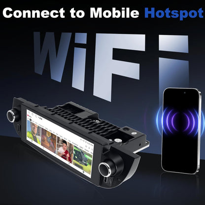 Autoradio Fiat 500 – Auto Stereo – Multimedia Speler – Navigatie Systeem – Autoradio DAB – Android 13 Systeem – Draadloze CarPlay & Android Auto – Inclusief Achteruitrijcamera & Canbus Adapter