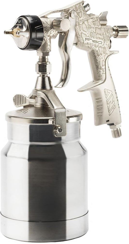 Spuitpistool – Verfspuit – Lakspuit – Schilderpistool – Zuigspuit – 2 mm Nozzle – Die-Cast Aluminium Met Nikkelcoating