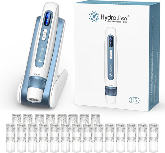 Draadloze Microneedling Pen – Dermapen – Serum Applicator – Essence Apparaat – Microneedling Apparaat – EMS Microstroom – LED Display Met 6 Snelheden En Verstelbare Naaldlengte 0-1,0 Mm