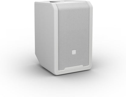 Draagbare Bluetooth PA-luidspreker – Bluetooth Speaker – Actieve Speaker – PA Speaker – Luidspreker – Puur Wit – 8 Inch – Geïntegreerde 5-Kanaals Mixer