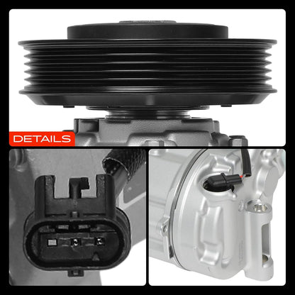 Frankberg 1x Airconditioning compressor Compatibel met A-Klasse W176 1.6L-2.1L 2012-2018 B-Klasse W246 W242 1.6L-2.1L 2011-Vandaag GLA-Klasse X156 1.6L-2.1L 2013-Vandaag Vervangen# 0038304460