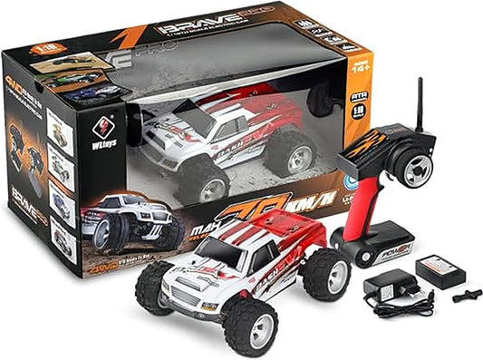 WLtoys XKS A979 Remote Control Off-road RC Car High-speed Water Proof 1:18 2.4G 4WD Foot AlloyToys For Boys Birthday Gifts A979 (A979 1B Red black)