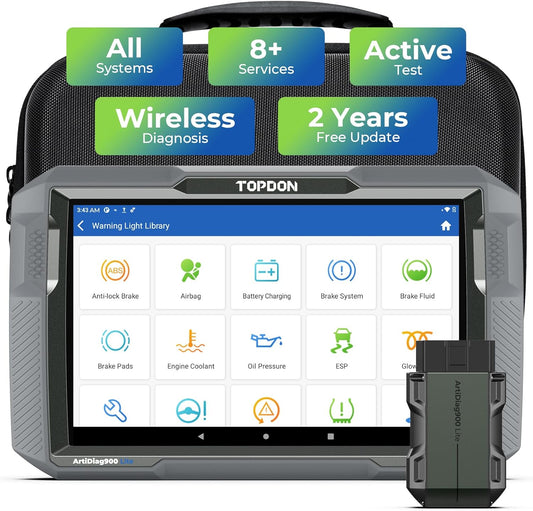 Autodiagnose Tool – OBD2 Scanner – Diagnosescanner – Foutcode Lezer – Auto Scanner – Volledige Systeemdiagnose – Draadloze Bluetooth 5.0 Verbinding
