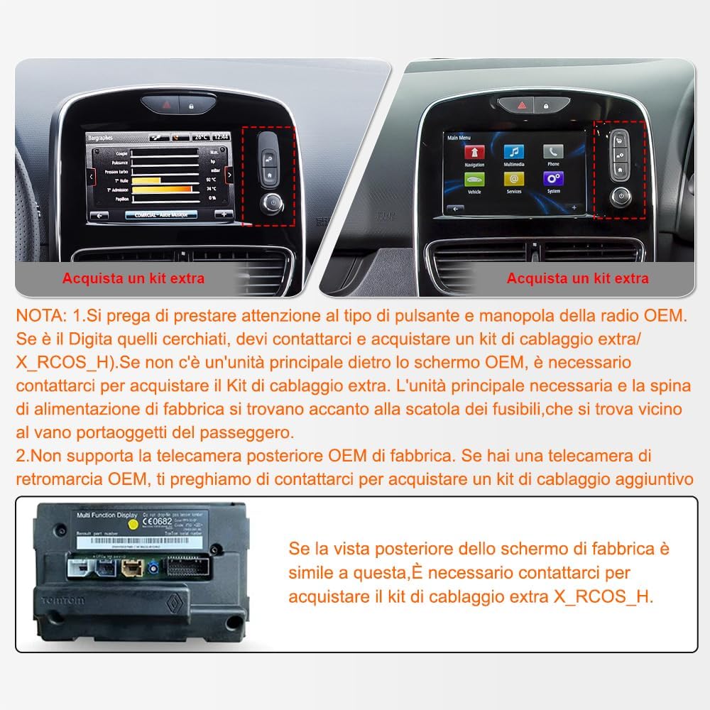 4+64GB Android 13 autoradio voor Renault Clio MK4 2012-2018 Renault Zoe Stereo 8-Core GPS Navi met Wireless CarPlay Android Auto Bluetooth 4G LTE WiFi
