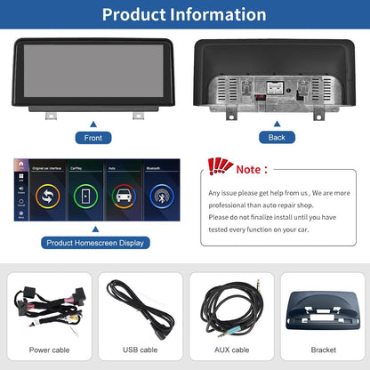 10,25 Inch Autoradio Touchscreen – Auto Multimedia Scherm – Navigatiesysteem – Infotainment Scherm – Draadloze CarPlay Android Auto – HD Resolutie – Mirrorlink Compatible