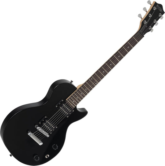 Rocktile LP-100 BL E-Gitaar (Body: Lindehout, Palissander toets, Afwerking: Zwart High Gloss)