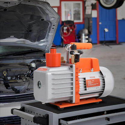 Vacuümpomp – Roterende Vacuümpomp – HVAC Vacuümpomp – Airconditioning Pomp – Koelpomp – 280 Watt Vermogen – 142 L/min Snelheid