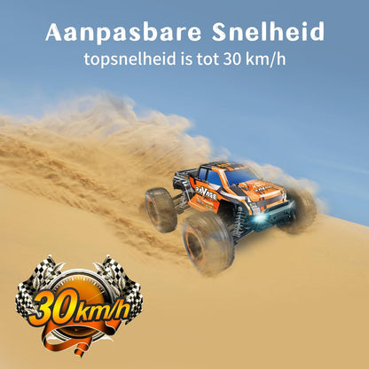 Loolinn | RC Auto - Hobby Klasse, Vrij Duurzaam, Schaal 1:16, Topsnelheid 30 km/h, Verstelbare Snelheid, Klaar voor Gebruik - Bestuurbare Auto voor Volwassen en Kinderen (Cadeau-idee)