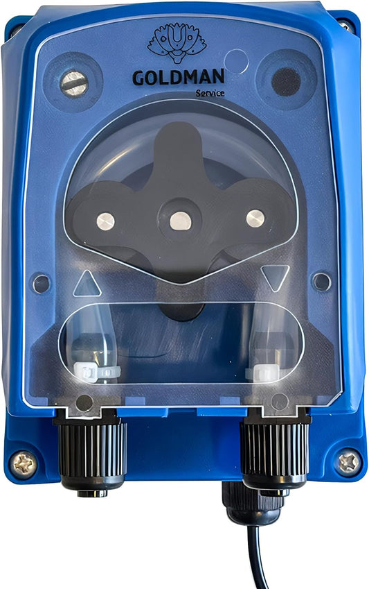 Peristaltische doseerpomp, verstelbaar, 120 ml/min, doseerder voor wasmiddel en glansspoelmiddel voor industriële vaatwassers, IP65, 5 W, wandmontage - QUORE