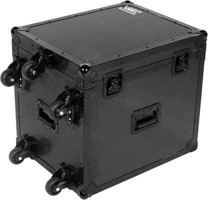 UDG FlightCase Kofferbak voor Set CDJ/MIXER Black Plus (Trolley & Wielen)