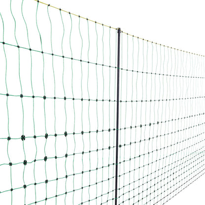 VEVOR Weidehek 1,27 x 50 m, schapennet met palen en haringen, draagbare omheining voor geiten, herten, varkens, tuinhonden, tuin, boerderijen