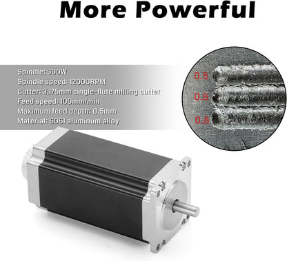 Genmitsu DM542 Driver CNC-besturingscontrollerbox met 4 STUKS Nema 23 112 mm stappenmotoren, upgradekit voor Genmitsu PROVerXL 4030 V1 CNC-routerfreesgraveermachine
