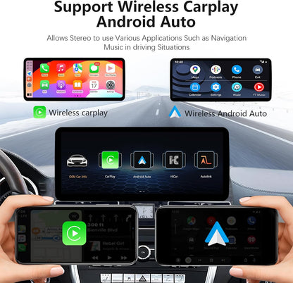 Multimedia Speler – Auto Radio – Touchscreen Navigatie – Carplay Systeem – Android Auto Interface – 12,3 Inch HD Scherm – Duale Besturingssystemen