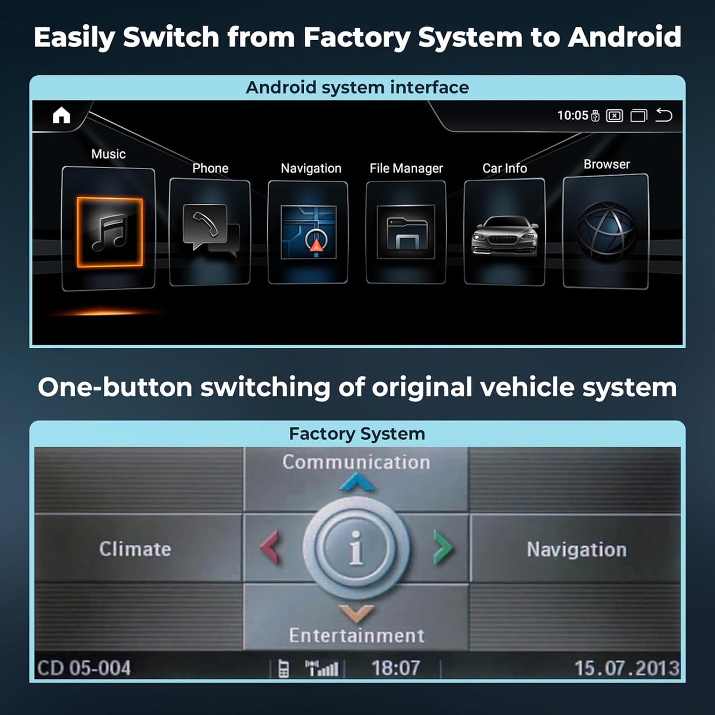 Android 14 Autoradio – Navigatiesysteem – Multimedia Speler – Touchscreen Radio – Auto Entertainment Systeem – 8,8 Inch IPS Display – Qualcomm Octa-Core 4GB RAM