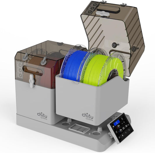 Filamentdroger – Filamentdroogkast – Filamentopberger – Filamentdroogsysteem – Filamentdroogbox – 4 Spoelen Capaciteit – Twee Afneembare Droogkamers