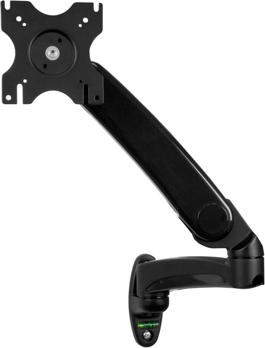 StarTech.com ArMPIVWALL Monitorarm voor wandmontage - volledig beweegbaar - instelbaar - Ondersteunt monitoren van 12 tot 34 inch - VESA-monitor muurbeugel - Zwart